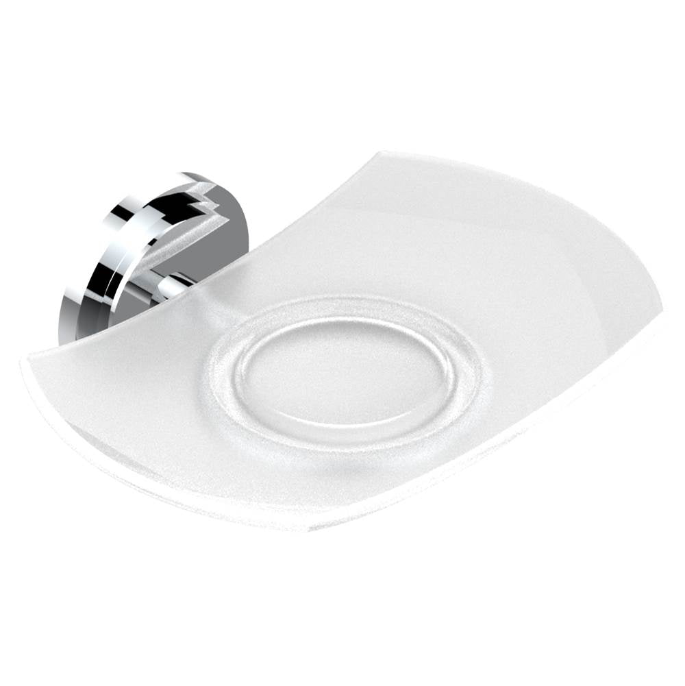 THG - Glass soap dish, wall mounted - Matt Umber PVD
