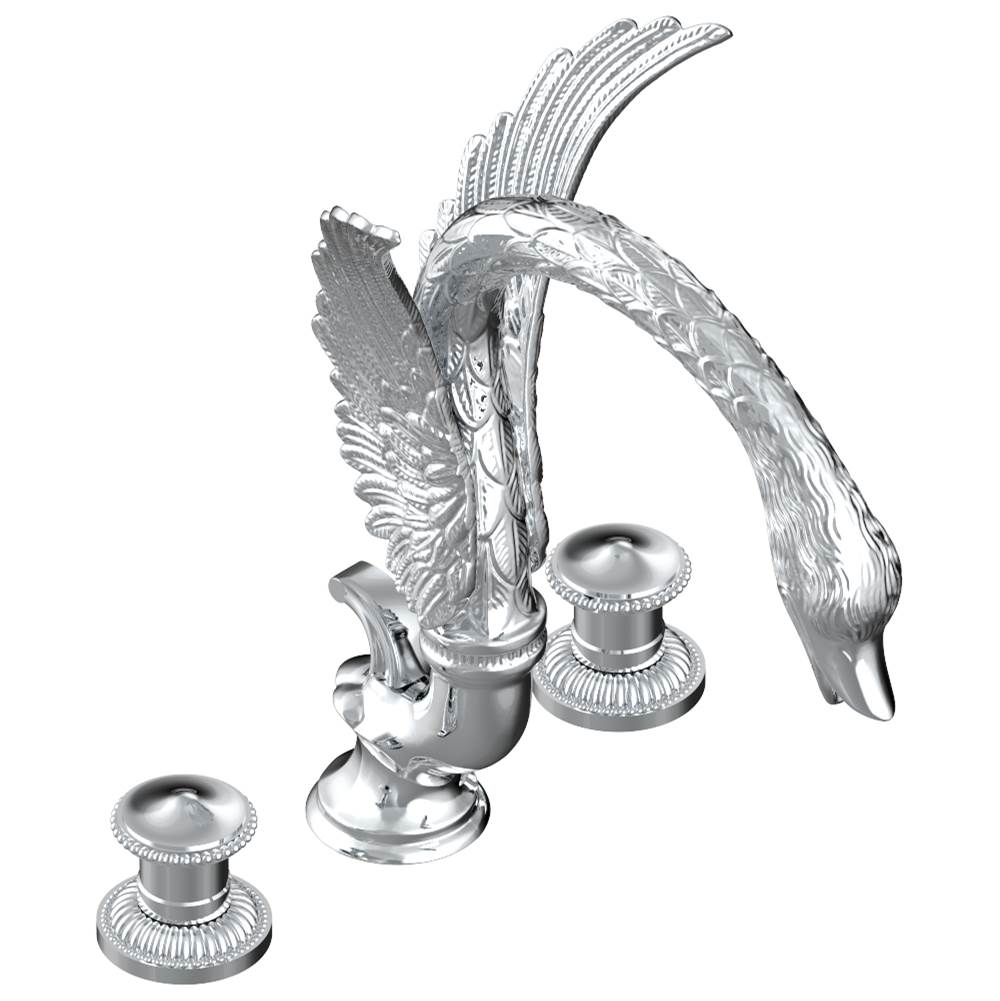 THG - Widespread lavatory set, high spout, with drain - Matt Umber PVD