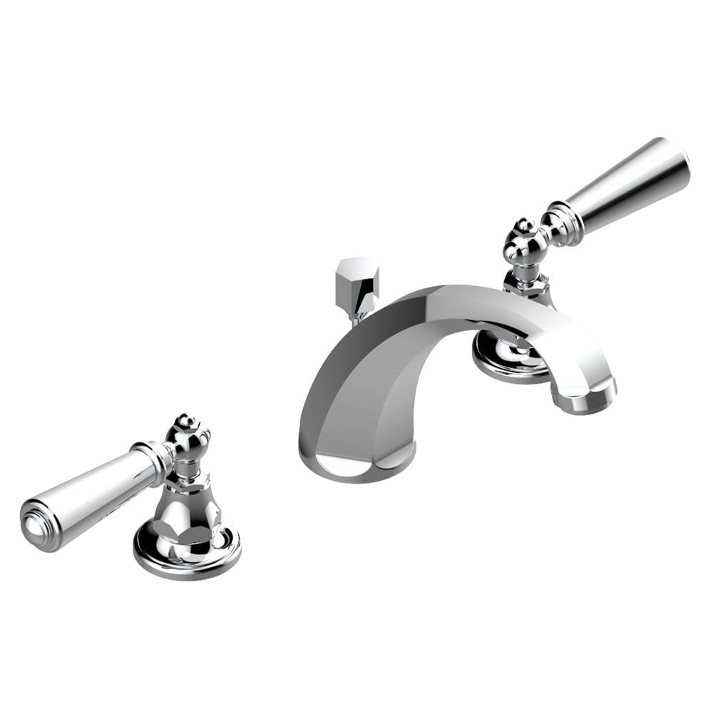 THG - Widespread lavatory set, high spout, with drain - Matt Umber PVD