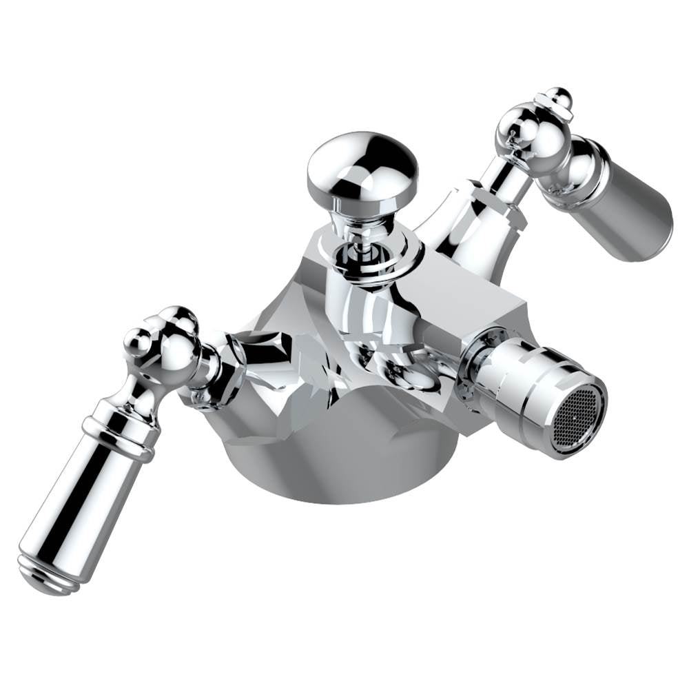 THG - Single hole bidet faucet with drain - Matt Umber PVD