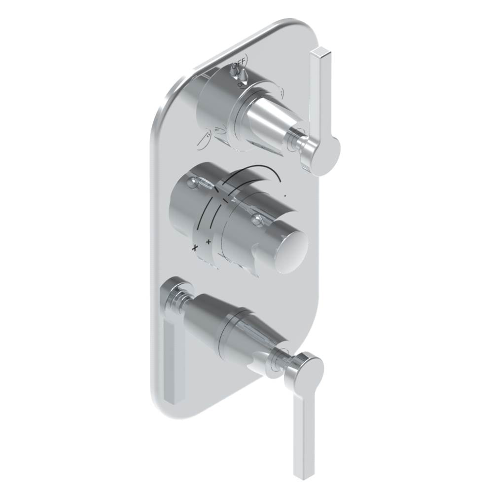 THG - Trim for thg thermostat with 2-way diverter and on/off control, rough part supplied with fixing box ref. .5 540AE/US - Matt Umber PVD