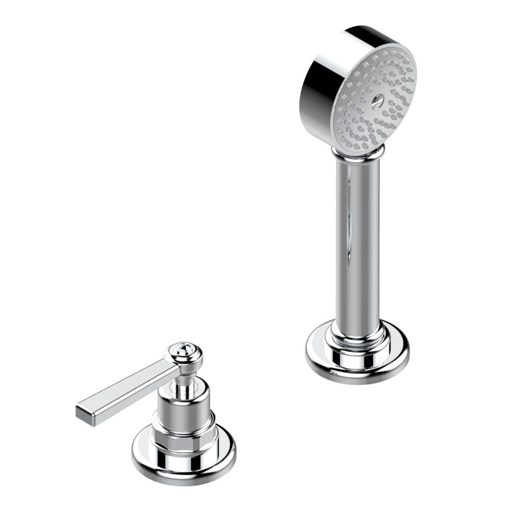 THG - Deck mounted mixer with handshower, progressive cartridge - Matt Umber PVD
