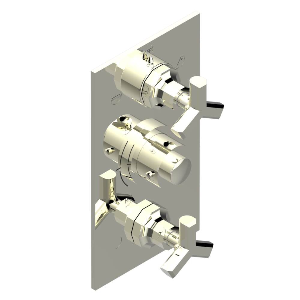 THG - Trim for thg thermostat with 2-way diverter and on/off control, rough part supplied with fixing box ref. .5 540AE/US - Nickel Polished