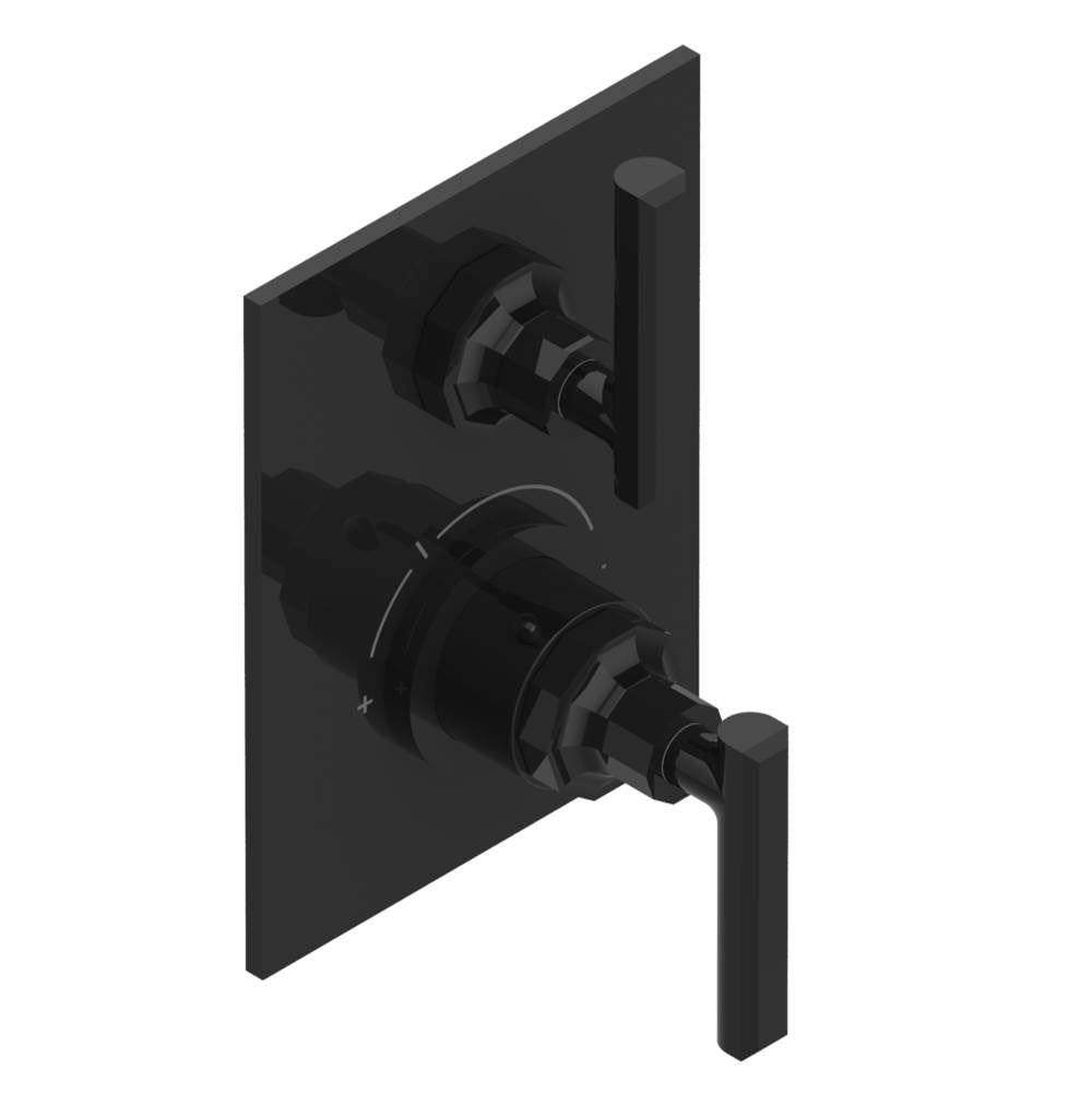 THG - Trim for THG thermostatic valve 1 volume control, rough part supplied with fixing box ref.5 300AE/US - Brown Bronze Color PVD
