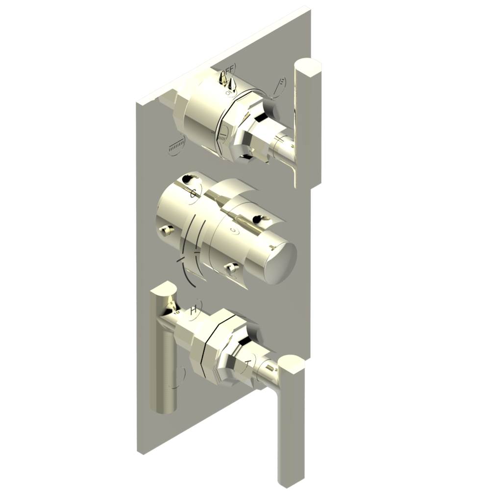 THG - Trim for thg thermostat with 2-way diverter and on/off control, rough part supplied with fixing box ref. .5 540AE/US - Nickel Polished