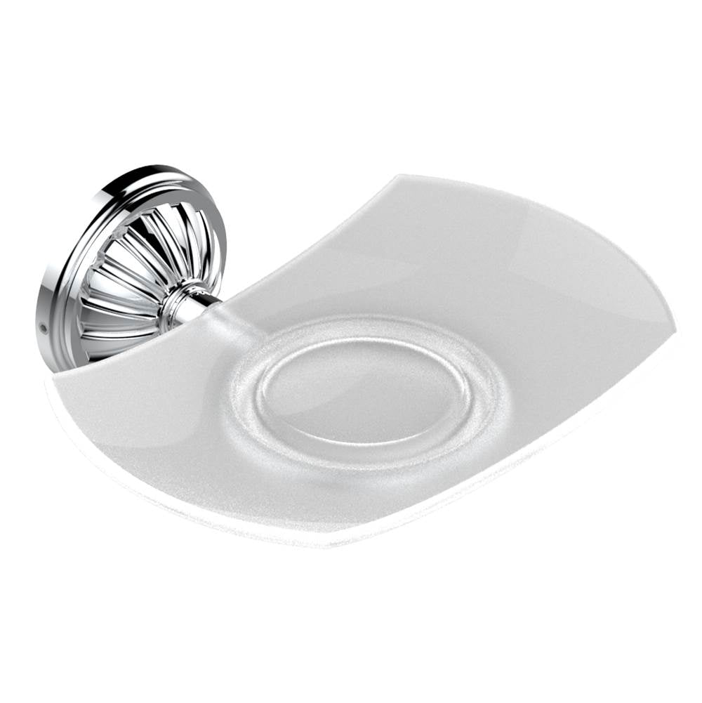 THG - Glass soap dish, wall mounted - Matt Umber PVD