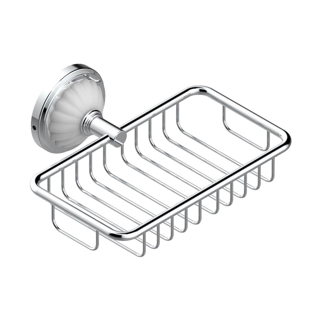 THG - Soap basket, wall mounted 6''1/4 x 3''5/8 - Matt Umber PVD