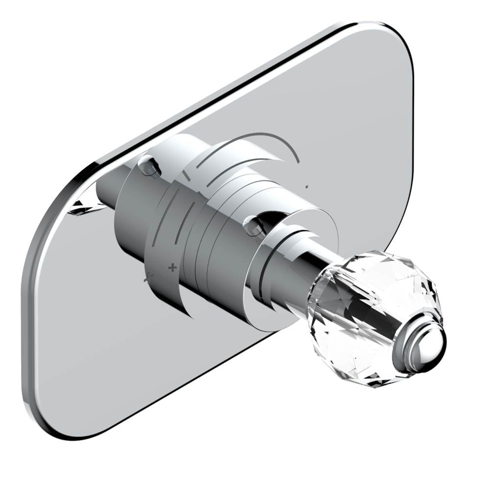 THG - Trim for THG thermostatic valve, rough part supplied with fixing box ref.5 200AE/US - Matt Umber PVD