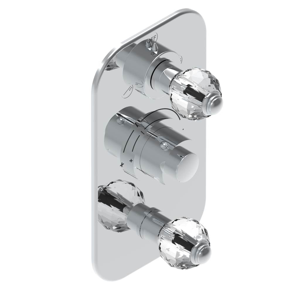 THG - Trim for thg thermostat with 2-way diverter and on/off control, rough part supplied with fixing box ref. .5 540AE/US - Matt Umber PVD