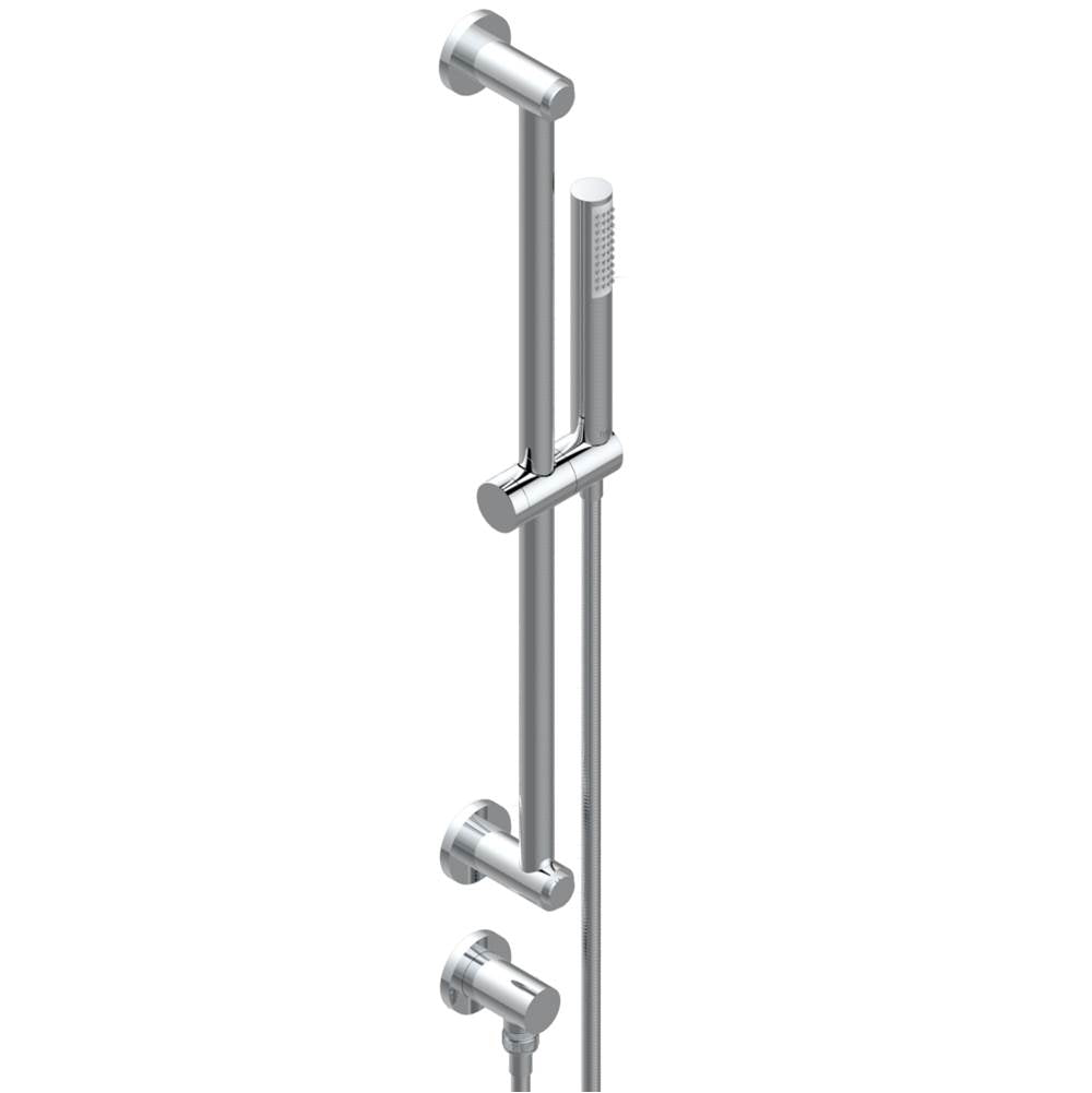 THG - Slide bar with handhsower and elbow - Matt Umber PVD