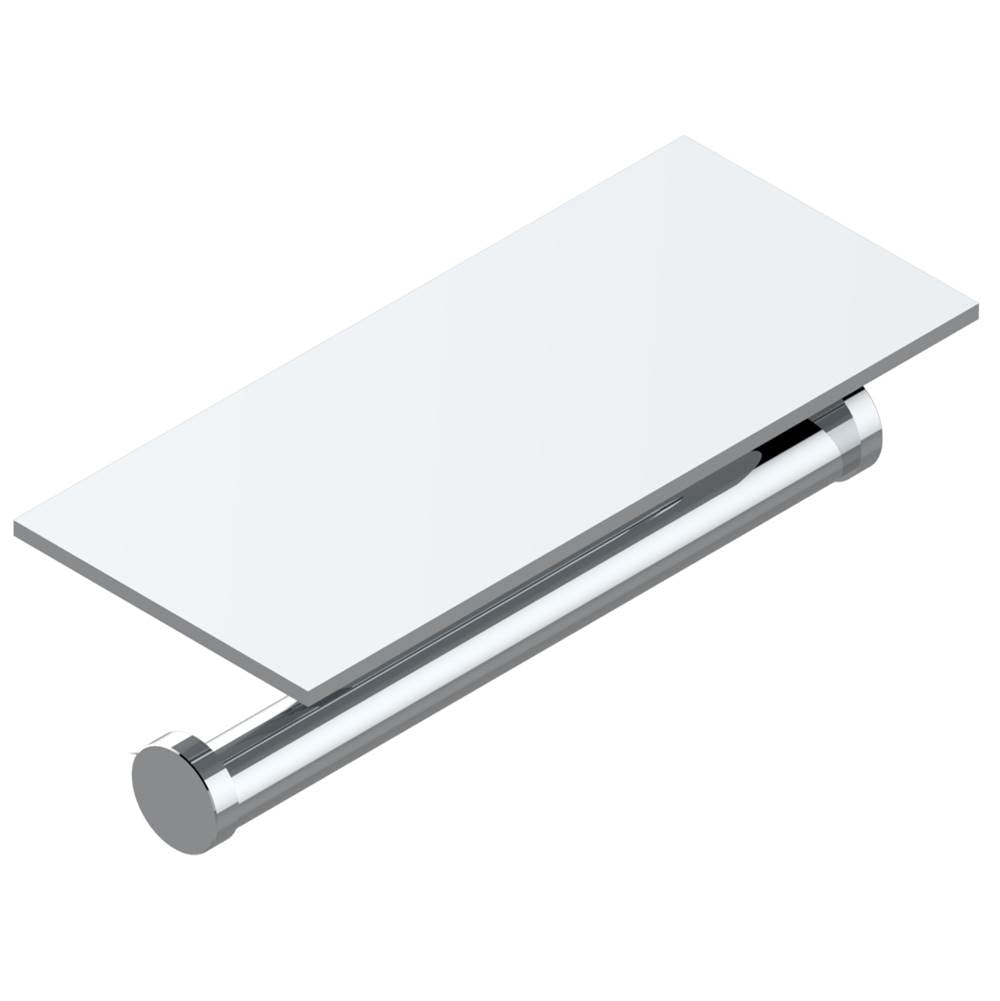 THG - Double paper roll holder with cover - Matt Umber PVD