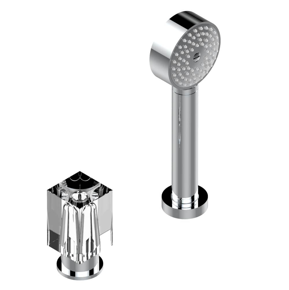 THG - Deck mounted mixer with handshower, progressive cartridge - Matt Umber PVD