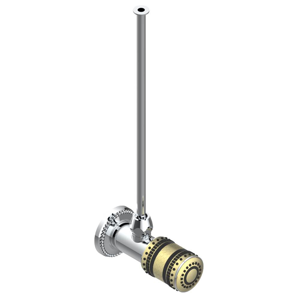 THG - Angle supply valve with 3/8'' adaptor set for toilet - Matt Umber PVD