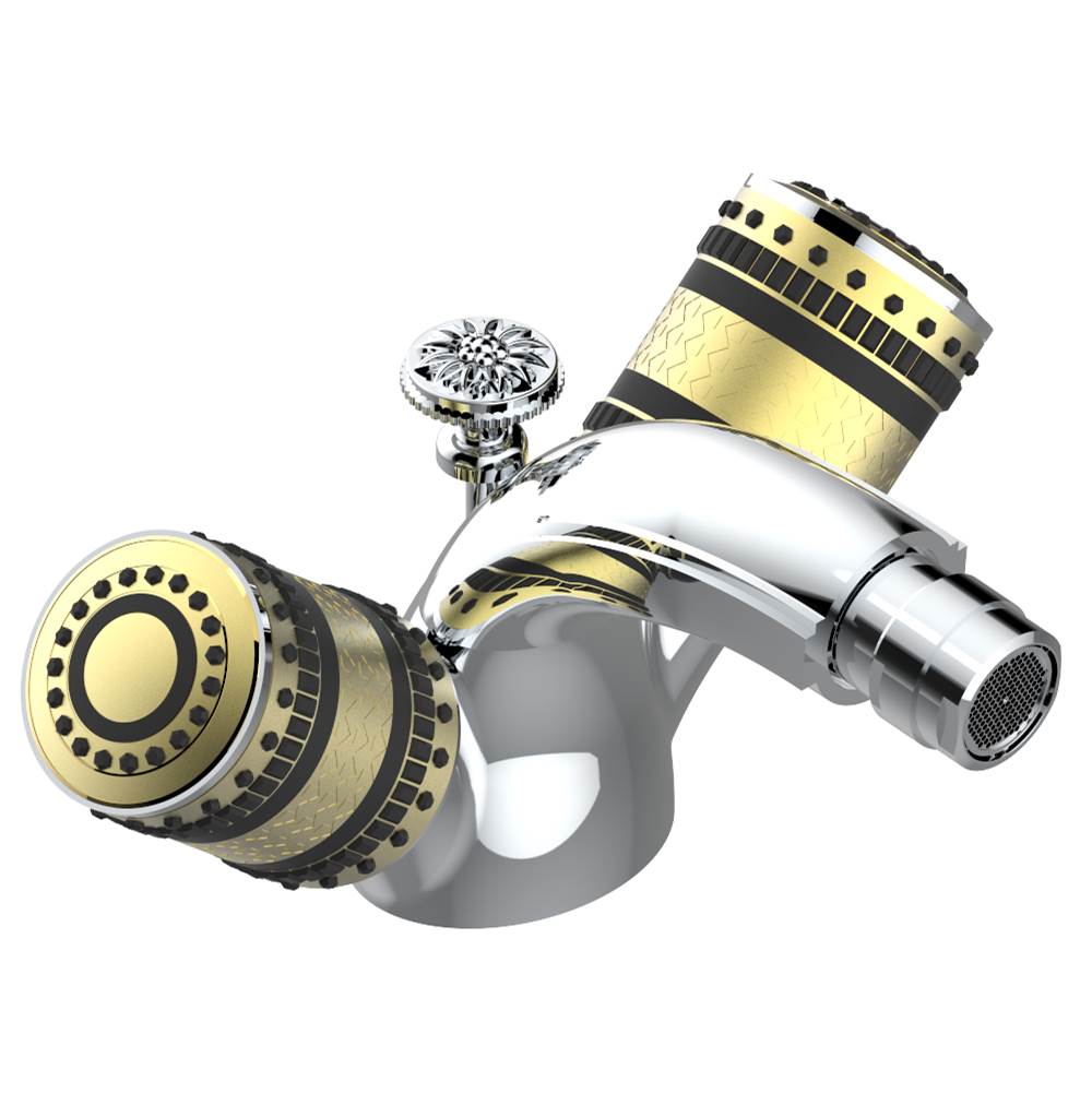 THG - Single hole bidet faucet with drain - Matt Umber PVD