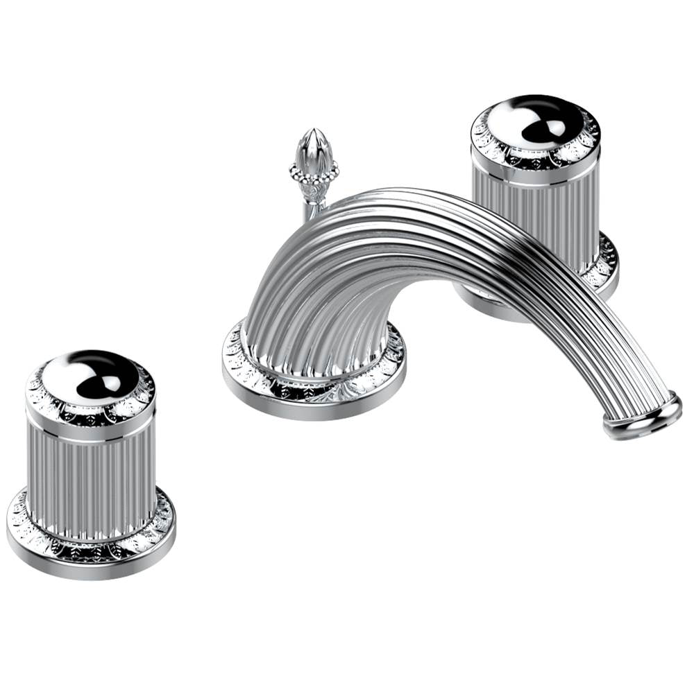 THG - Widespread lavatory set with drain - Matt Umber PVD
