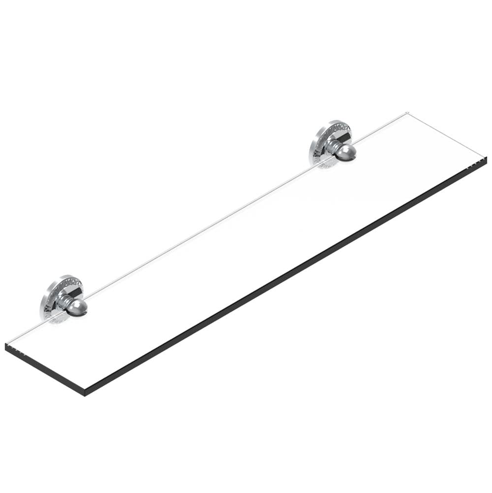 THG - Glass shelf with brackets - Matt Umber PVD