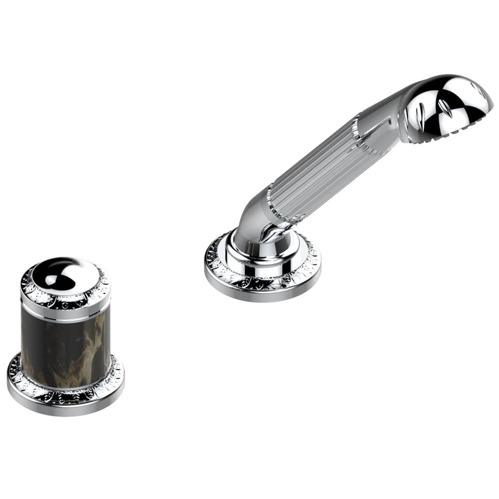 THG - Deck mounted mixer with handshower, progressive cartridge - Matt Umber PVD