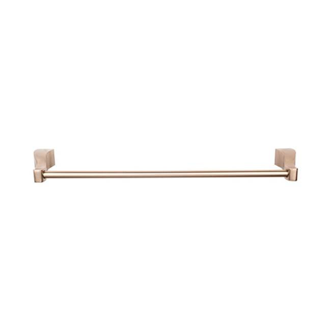Top Knobs - Aqua Bath Towel Bar 30 Inch Single Brushed Bronze - Brushed Bronze