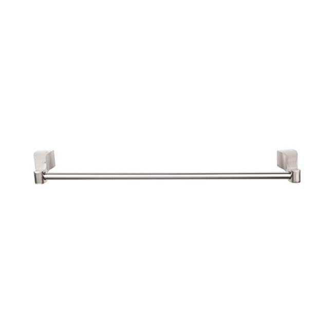 Top Knobs - Aqua Bath Towel Bar 30 Inch Single Brushed Satin Nickel - Brushed Satin Nickel