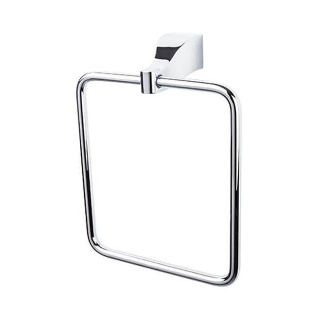 Top Knobs - Aqua Bath Ring Polished Chrome - Polished Chrome