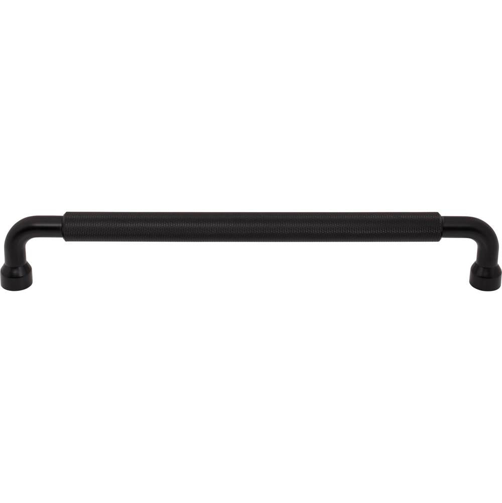 Top Knobs - Garrison Appliance Pull 12 Inch (c-c) Flat Black - Flat Black