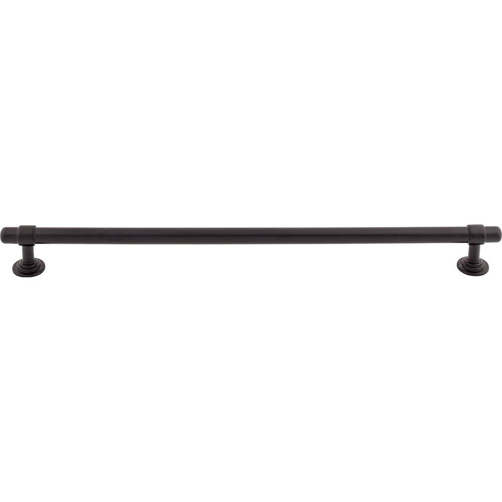 Top Knobs - Ellis Pull 12 Inch (c-c) Flat Black - Flat Black