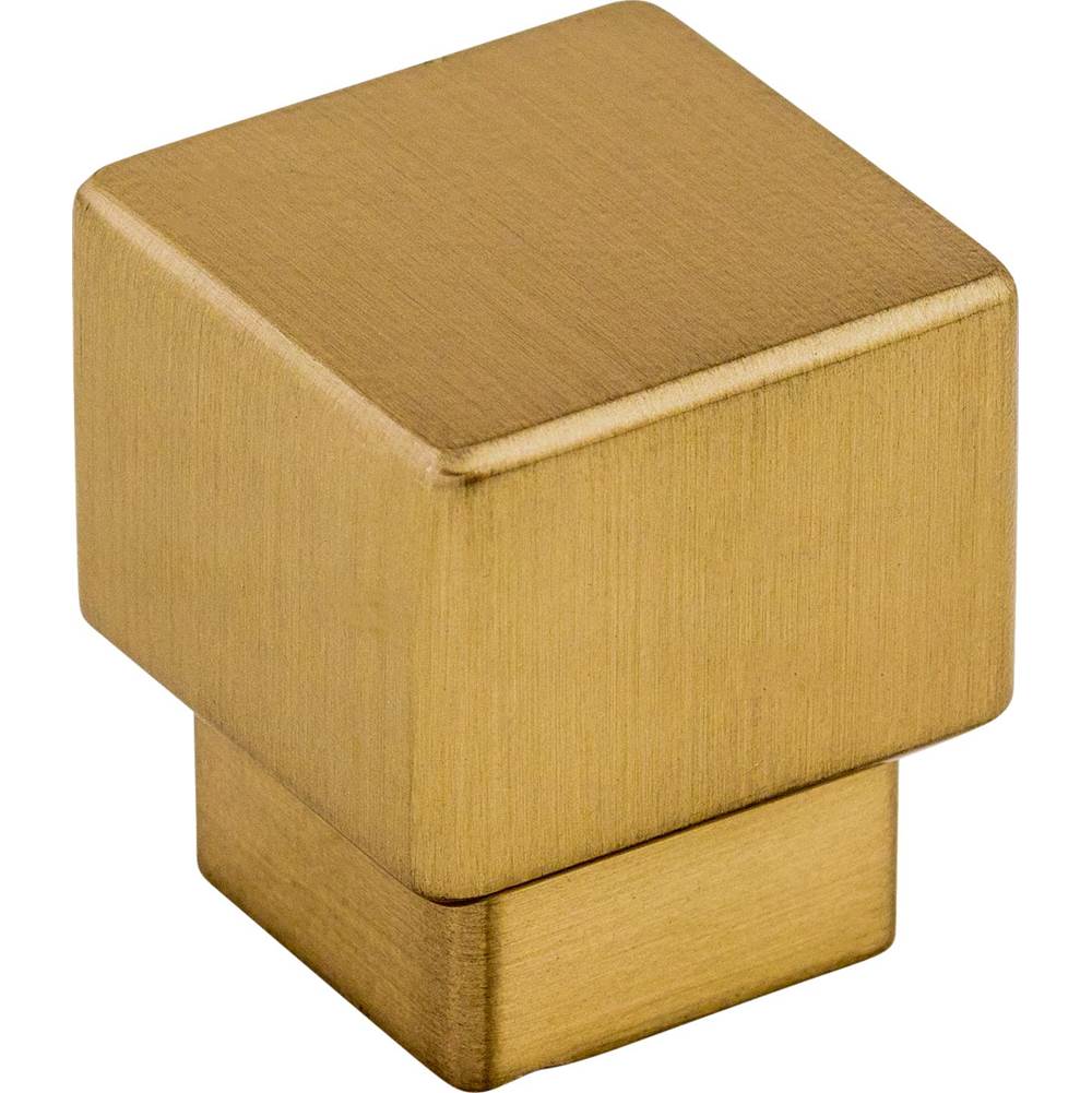 Tapered Square Knob 1 Inch Ash Gray