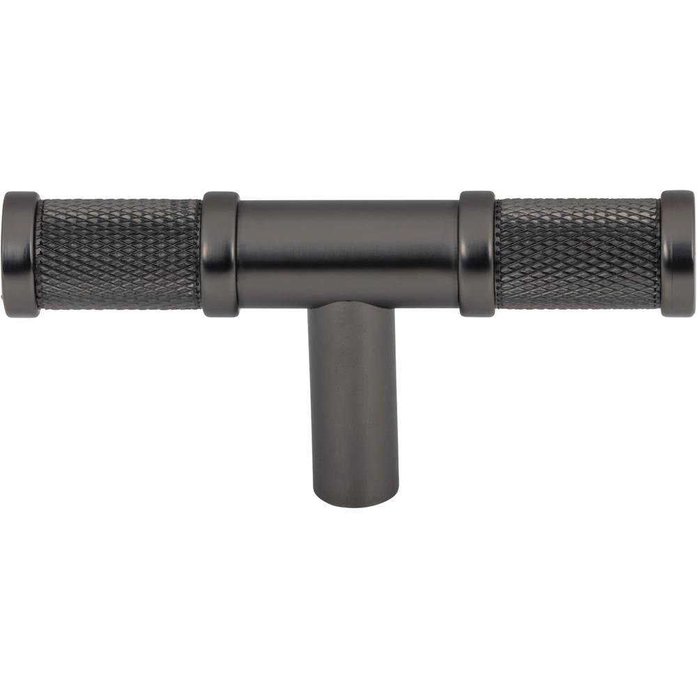 Top Knobs - Burnham T-Knob 3 Inch Ash Gray - Ash Gray