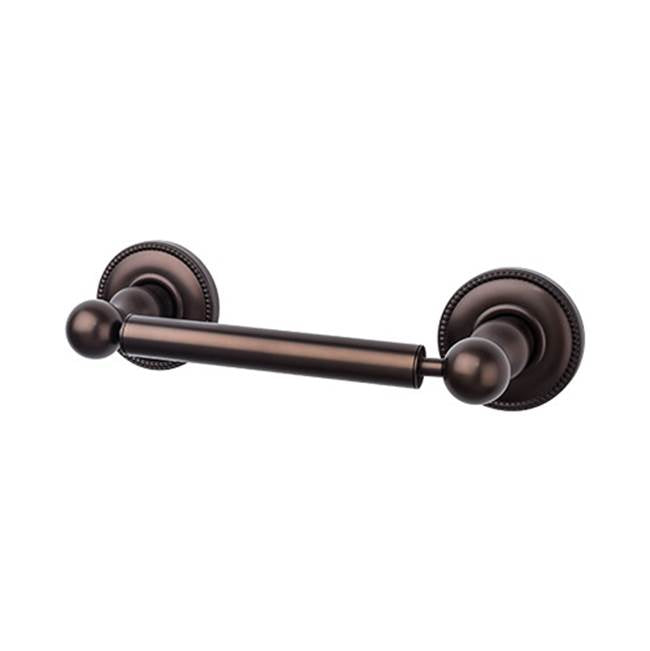 Top Knobs - Edwardian Bath Tissue Holder Beaded Backplate Oil Rubbed Bronze - Oil Rubbed Bronze