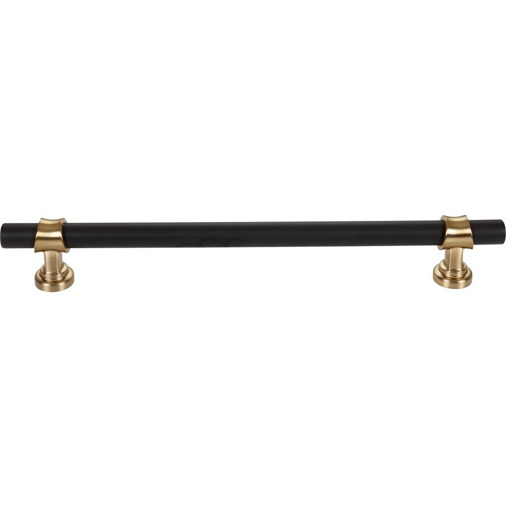 Top Knobs - Bit Appliance Pull 18 Inch (c-c) Flat Black and Honey Bronze