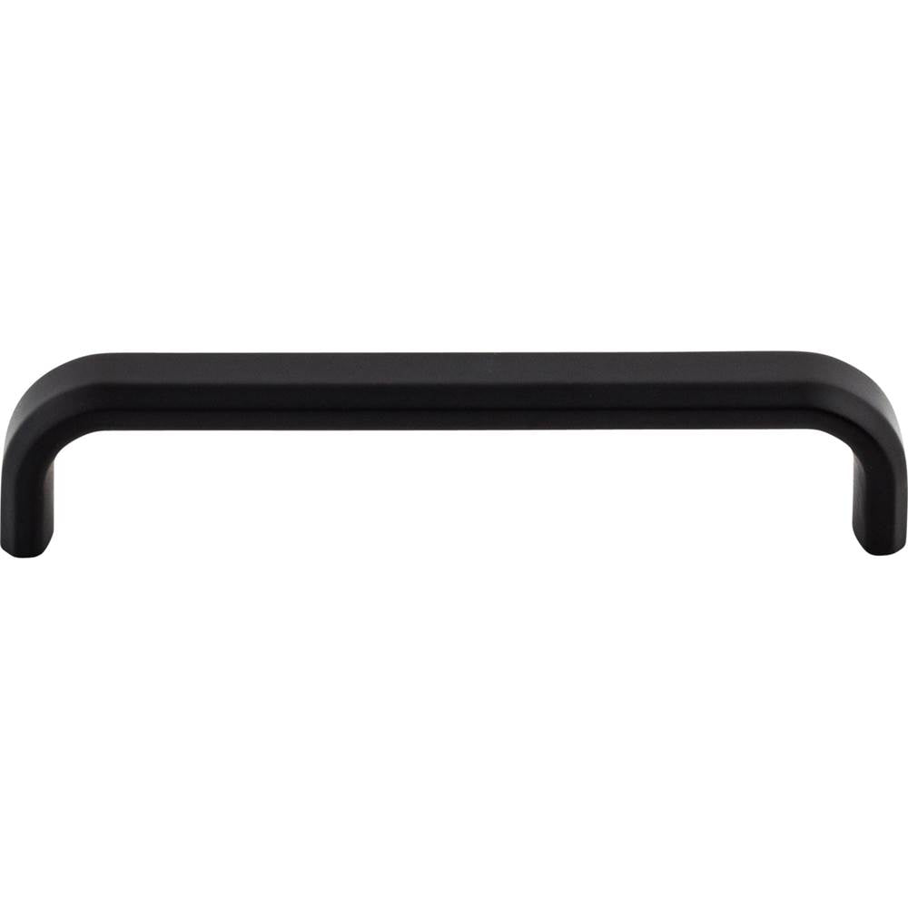 Top Knobs - Telfair Pull 5 1/16 Inch (c-c) Flat Black - Flat Black