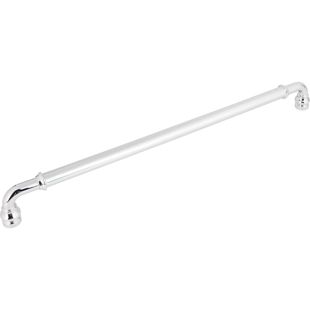 Top Knobs - Brixton Appliance Pull 18 Inch (c-c) Polished Chrome - Polished Chrome
