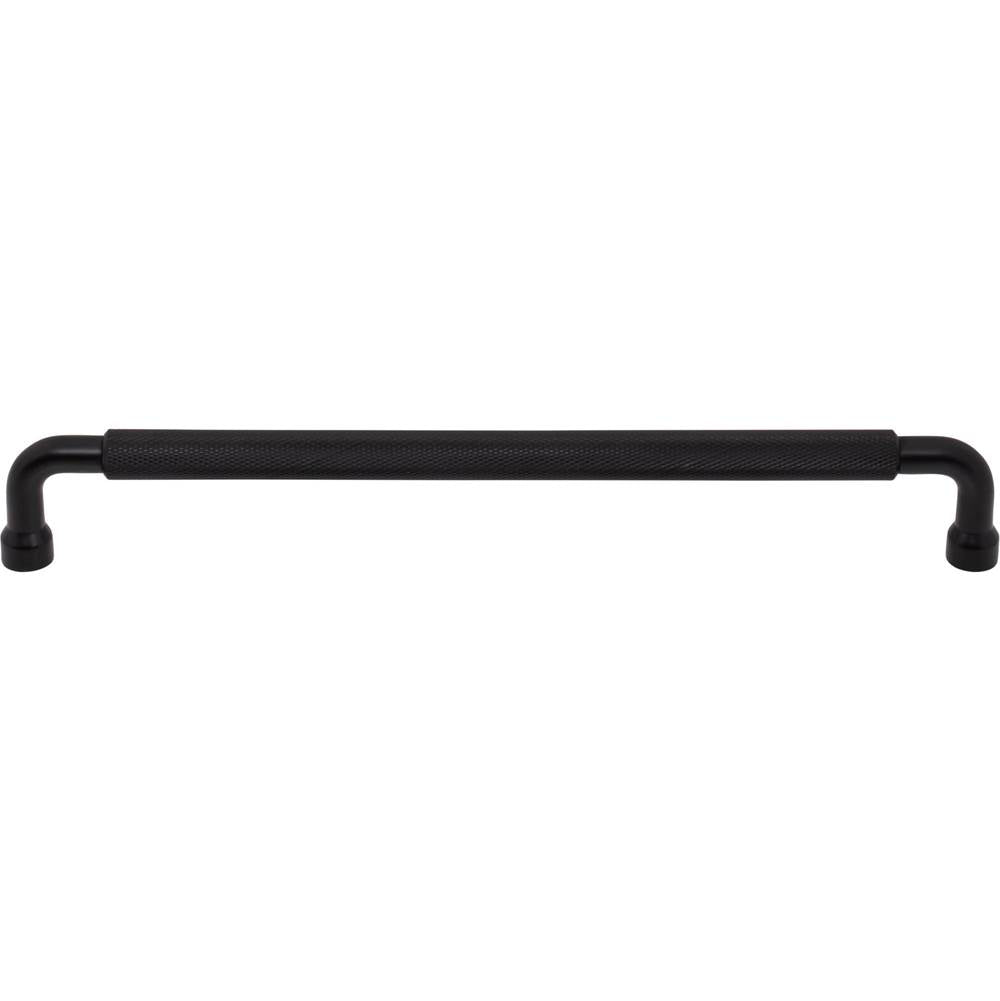 Top Knobs - Garrison Pull 8 13/16 Inch (c-c) Flat Black - Flat Black