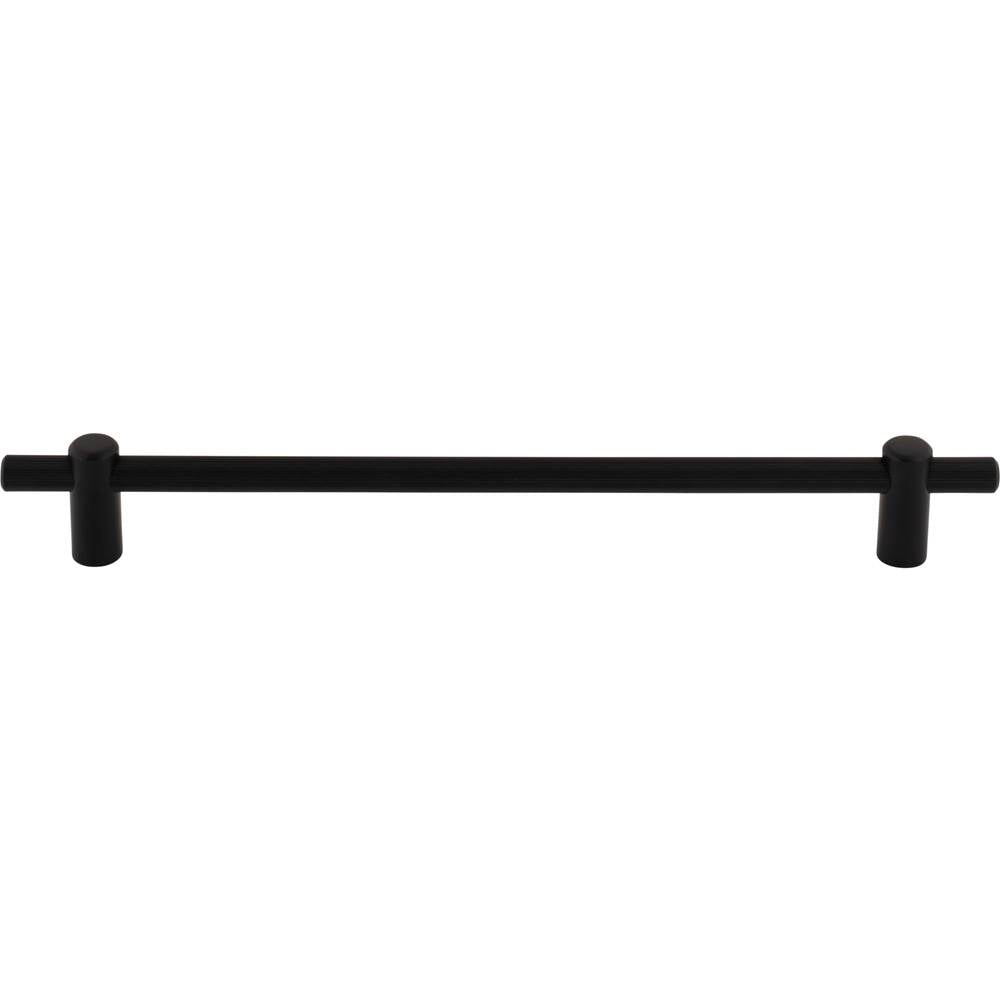 Top Knobs - Dempsey Pull 8 13/16 Inch (c-c) Flat Black - Flat Black