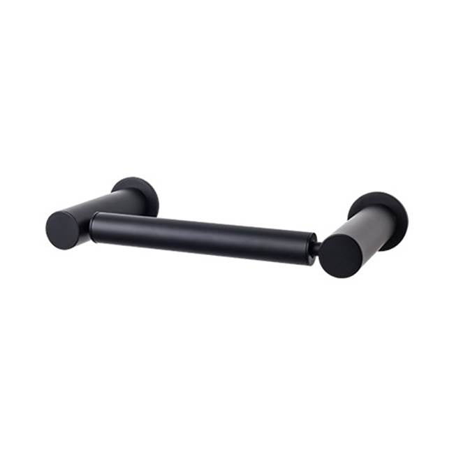 Top Knobs - Hopewell Bath Tissue Holder Flat Black - Flat Black