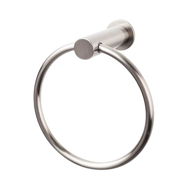 Top Knobs - Hopewell Bath Ring Brushed Satin Nickel - Brushed Satin Nickel