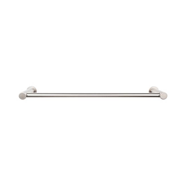 Top Knobs - Hopewell Bath Towel Bar 24 Inch Single Brushed Satin Nickel - Brushed Satin Nickel