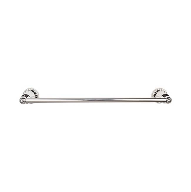 Top Knobs - Hudson Bath Towel Bar 30 Inch Single Polished Nickel - Polished Nickel