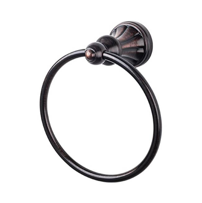 Top Knobs - Hudson Bath Ring Tuscan Bronze - Tuscan Bronze