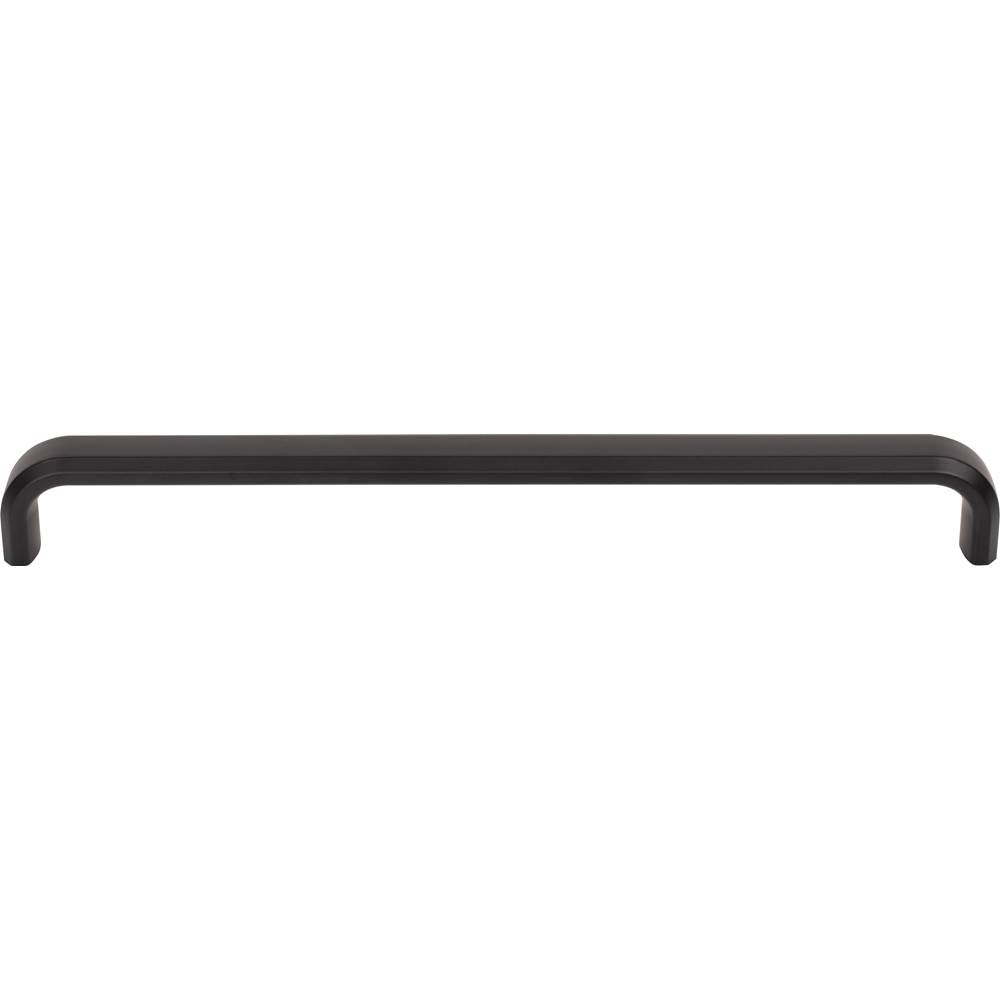 Top Knobs - Telfair Pull 8 13/16 Inch (c-c) Flat Black - Flat Black