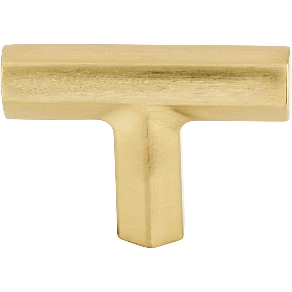 Top Knobs - Lydia T Shape Knob 1 3/4 Inch Honey Bronze - Honey Bronze