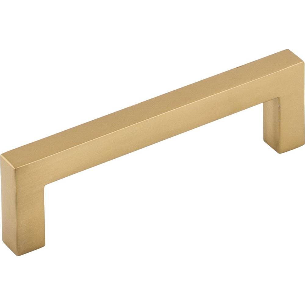 Square Bar Pull 3 3/4 Inch (c-c) Brushed Satin Nickel