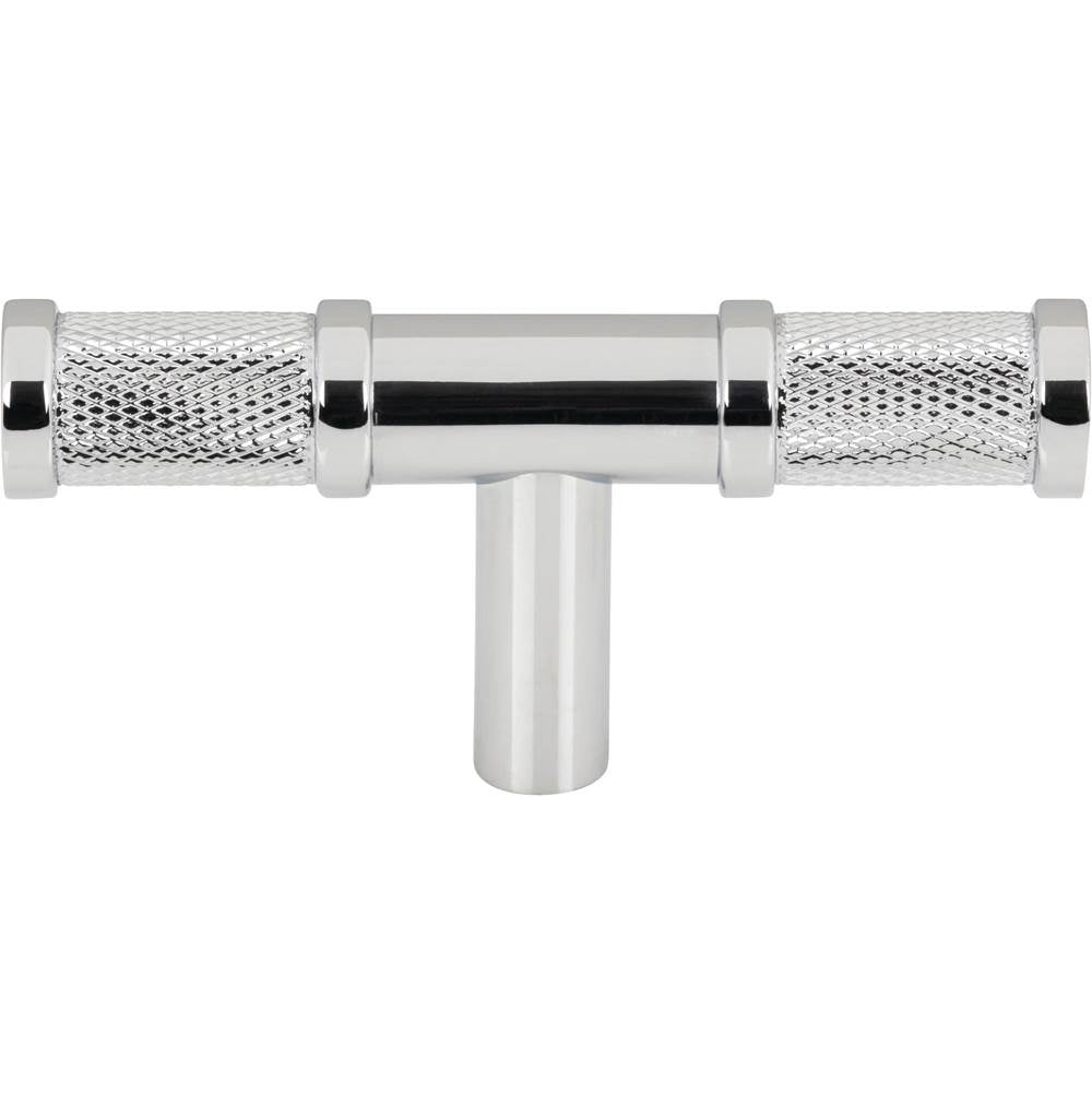 Top Knobs - Burnham T-Knob 3 Inch Polished Chrome - Polished Chrome