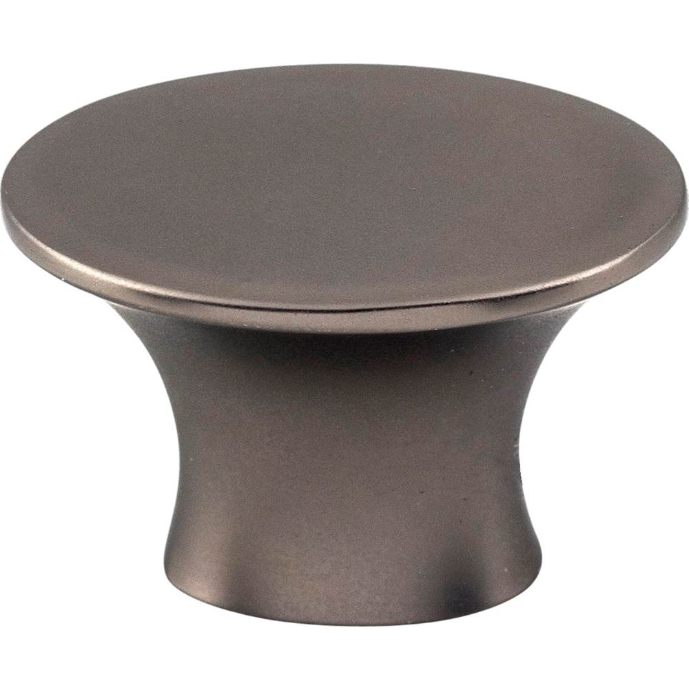 Top Knobs - Edgewater Knob 1 5/16 Inch Ash Gray - Ash Gray