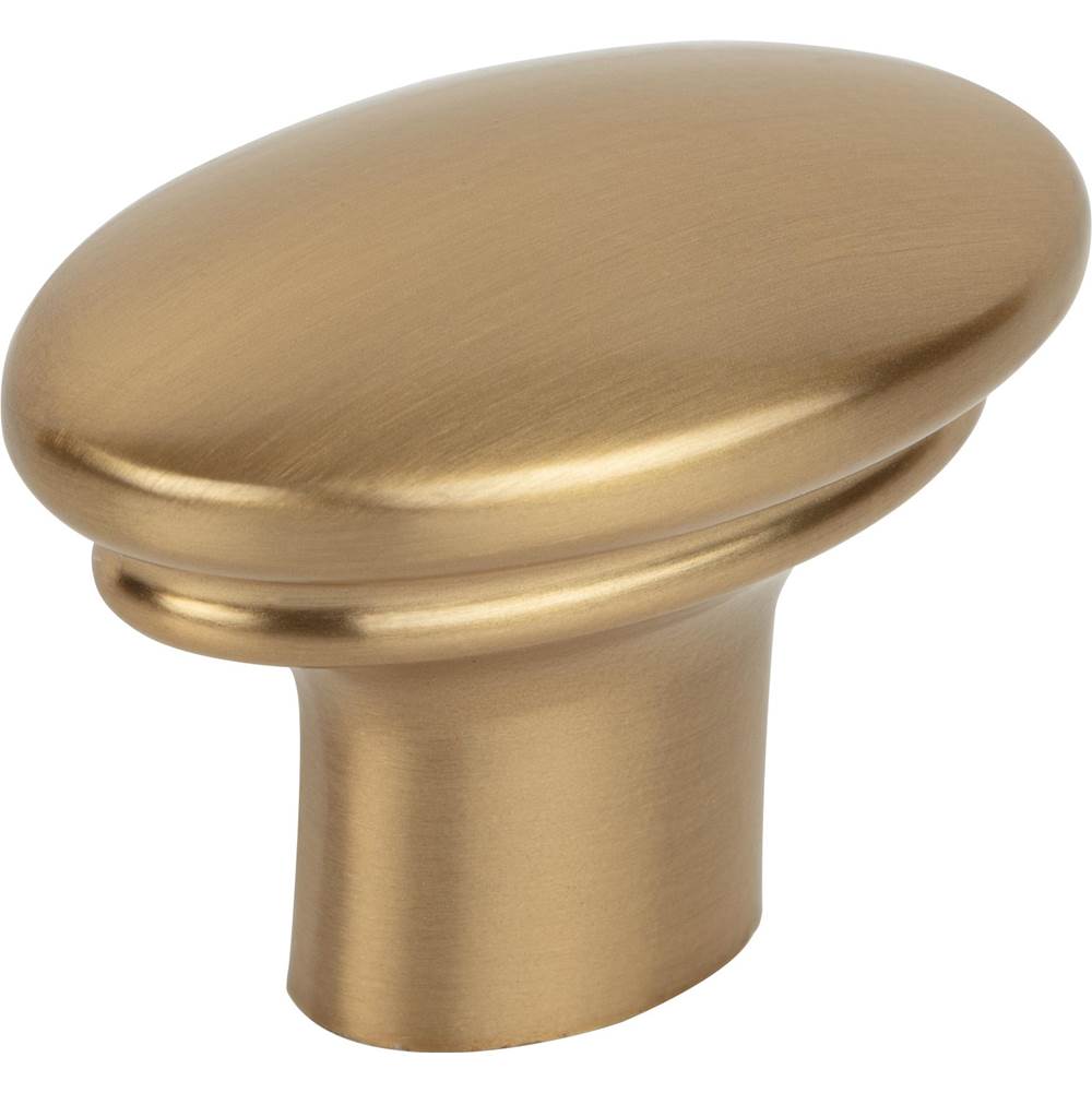 Julian Oval Knob 1 3/8 Inch Ash Gray