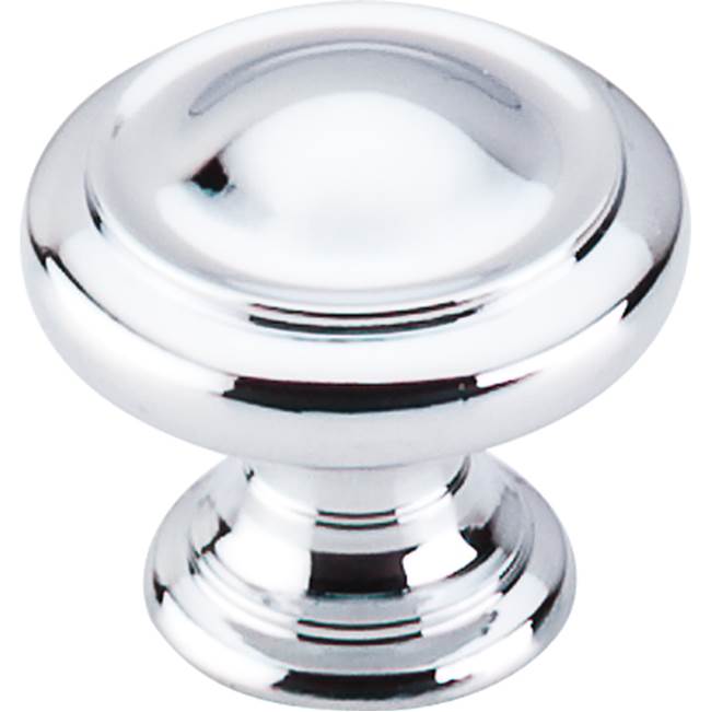 Top Knobs - Dome Knob 1 1/8 Inch Polished Chrome - Polished Chrome