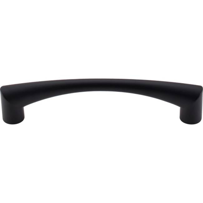 Top Knobs - Hidra Pull 5 1/16 Inch (c-c) Flat Black - Flat Black