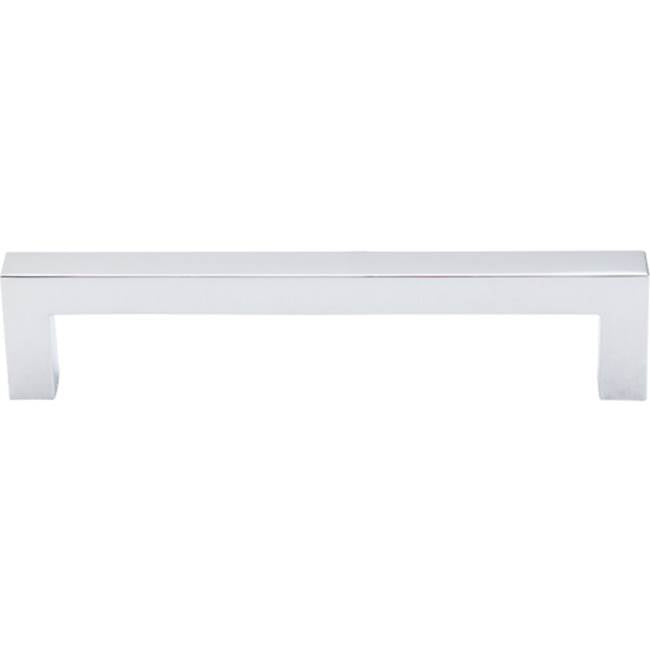 Top Knobs - Square Bar Pull 5 1/16 Inch (c-c) Polished Chrome - Polished Chrome
