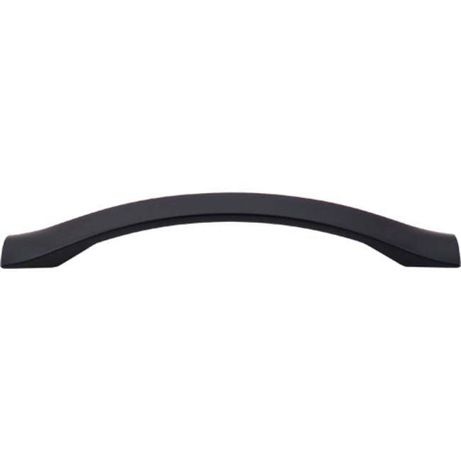 Top Knobs - Crest Pull 5 1/16 Inch (c-c) Flat Black - Flat Black