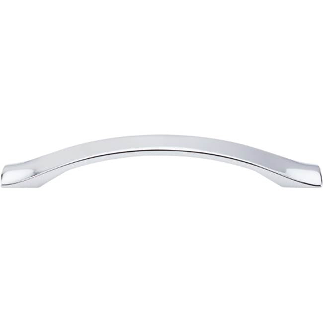 Top Knobs - Crest Pull 5 1/16 Inch (c-c) Polished Chrome - Polished Chrome